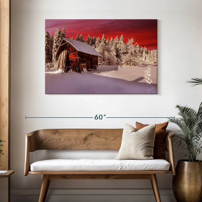 Lilie rustique chalet d'hiver, H 30 po x l 45 po