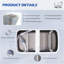 47" x 27" Modern Freestanding Acrylic Soaking Bathtub, Non-Slip Surface, Compact Design for Small Bathrooms-83534713