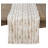 Tarrytown Textured Faux Fur with Brushed Metallic Foil Print Table Runner-41836487-24575527
