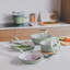 Casserole en céramique antiadhésive 7 po, 2,1 pte avec couvercle en verre BergHOFF Balance, aluminium recyclé, brume de lune-92590280