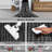 Plaid Machine Washable Rug with Rubber Backing Modern Non-Slip Carpet for Living Room, Bedroom, Dining Room, Office, Playroom, Nursery-294098918