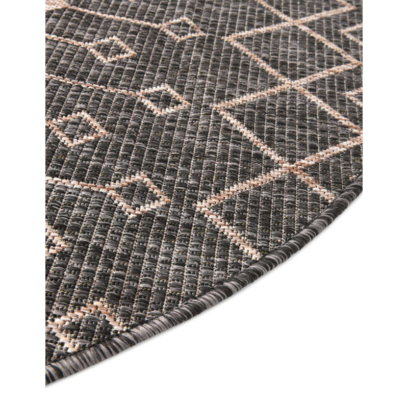 Leyla Geometric Indoor Rug, Oval 5'3" x 8'