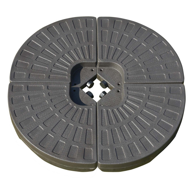 Base de parasol de patio polyvalente avec options lourdes et conception conviviale