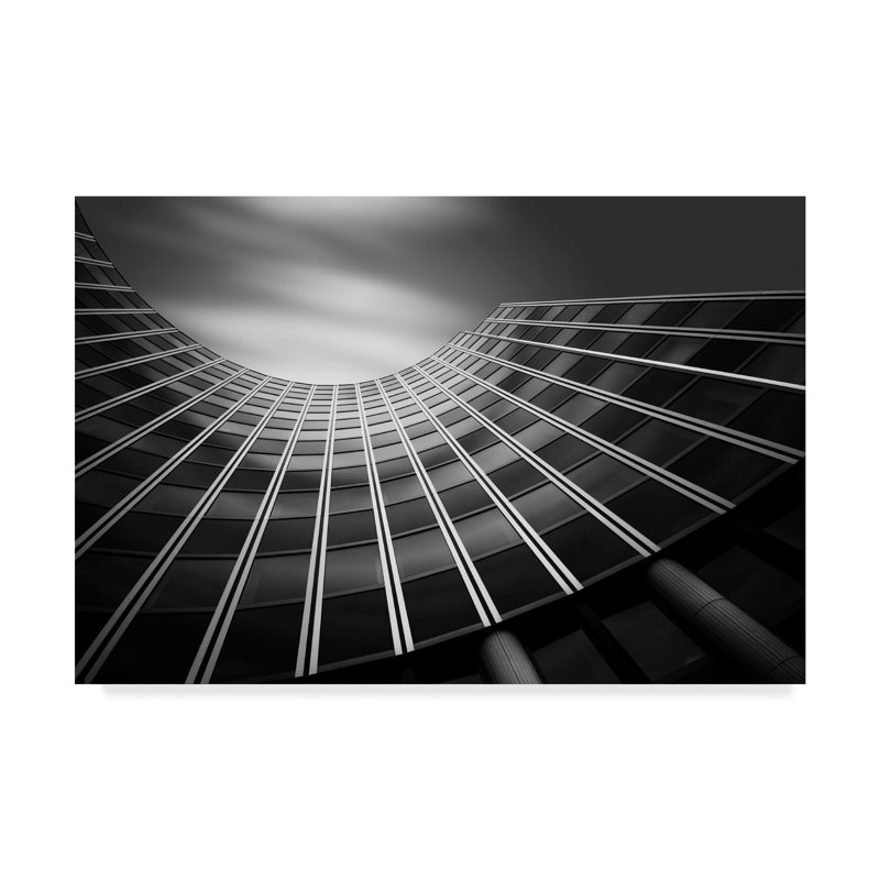 « curveed glass the wave », reproduction de photo sur toile tendue, H 22 po x l 32 po x P 2 po