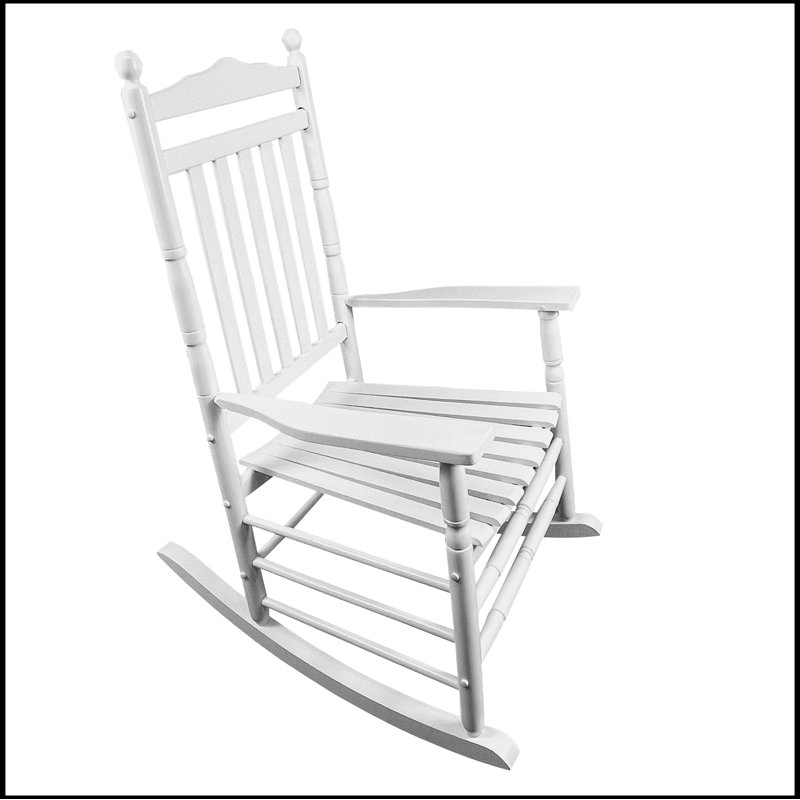 Ceiba Outdoor Adirondack Chair, White
