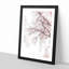 A Pink Cherry Blossom Tree Abstract - Picture Frame Painting Print-56738648-56738646