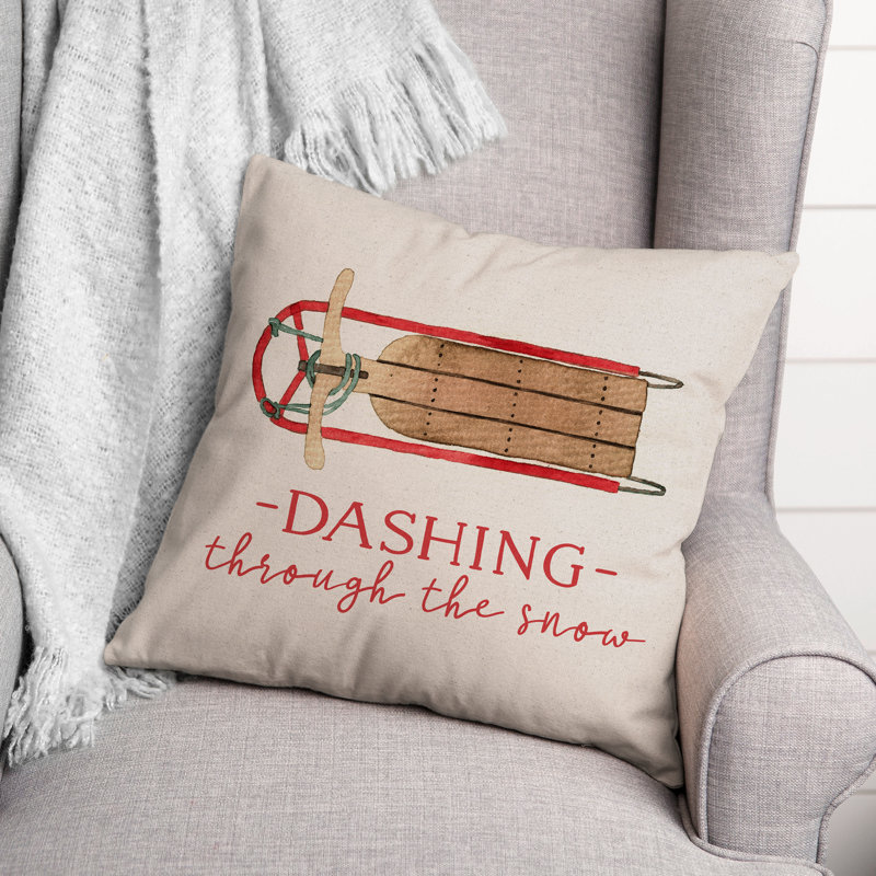 Throw Pillow, 16" H x 16" W x 1.5" D