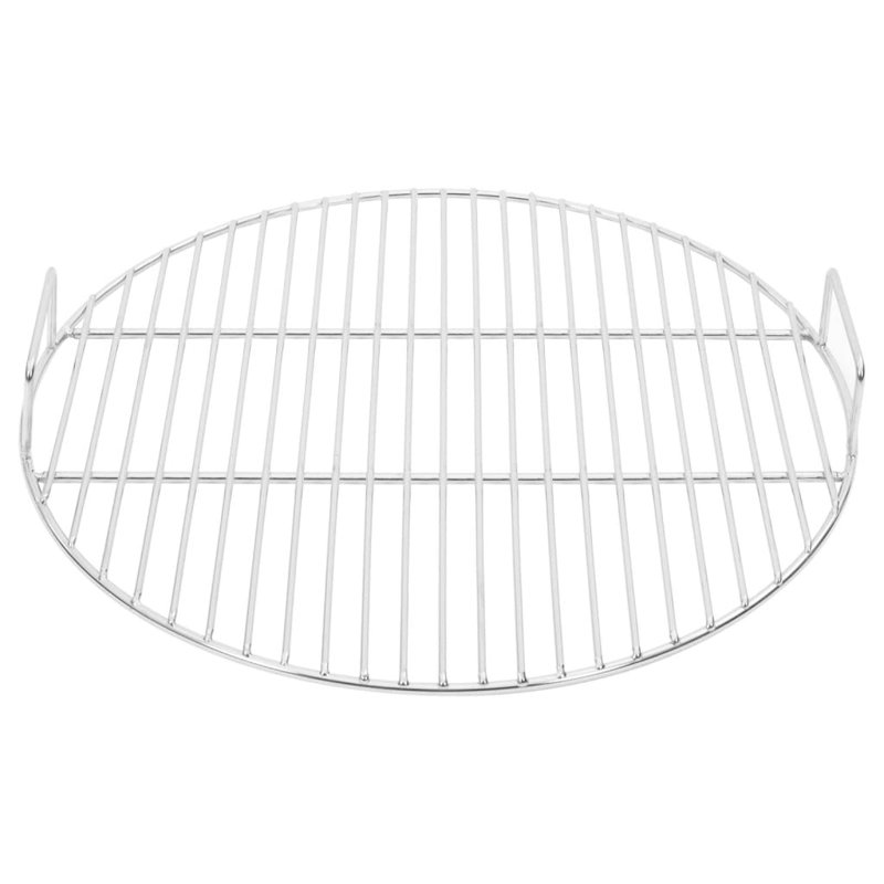 Bbq Grill Grate With Handles Round 304 Stainless Steel, 54cm