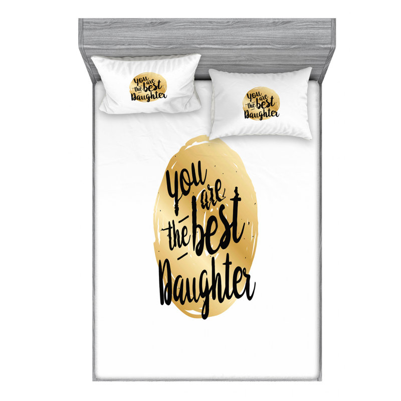 Microfiber Sheet Set, Queen Sheet Set with Fitted Sheet