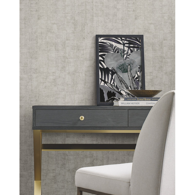 Costello Distressed Wallpaper, Gray