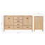 Meuble-lavabo double en bois massif de 66 à 67 po Panchuri-1231227354