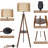 Boho Tripod Floor Lamp With Shelves