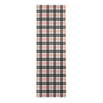Tapis noir / blanc à carreaux