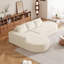 Ensemble de canapé modulaire rembourré en chenille moderne, meubles de salon modulaires en L avec sièges très larges et coussins-521358993-521359007