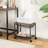 Under Desk Printer Stand, Industrial Printer Cart With Storage Shelf, 2-Tier Mobile Printer Table On Wheels, Heavy Duty Machine Storage Rack