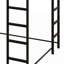Lit mezzanine en métal avec 2 tablettes et un bureau-700955593-685142027