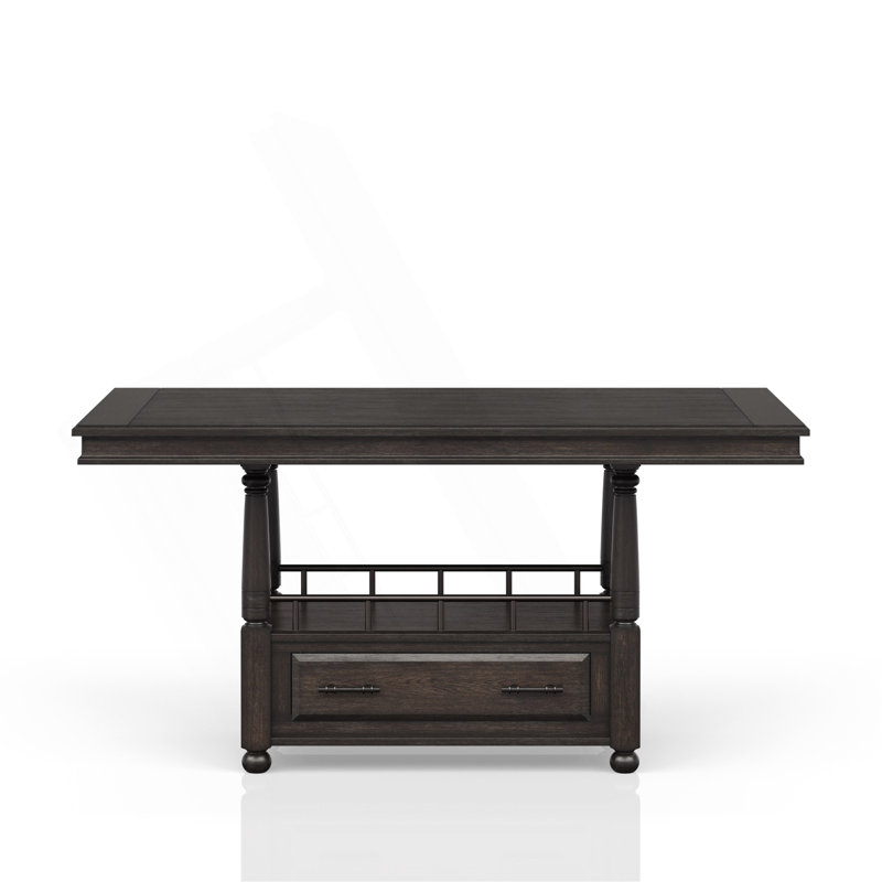 Deep Coffee Counter Height Dining Table
