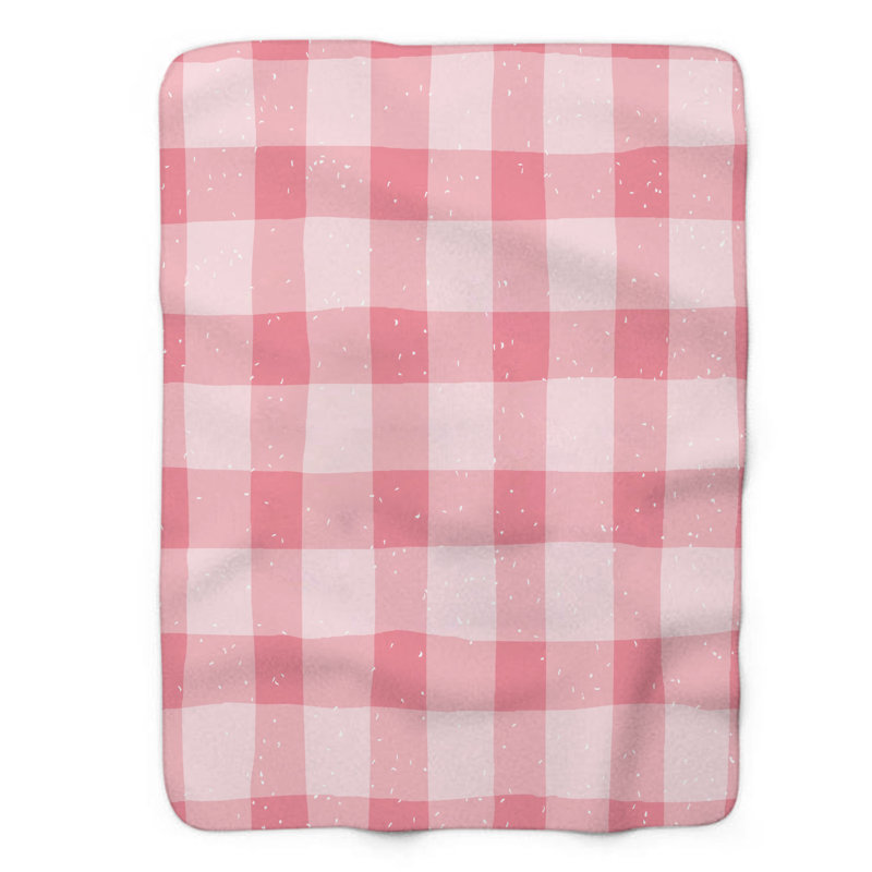 Blush Citrus Radiance - couverture Sherpa de qualité supérieure 1 pièce, L 50 po x L 60 po