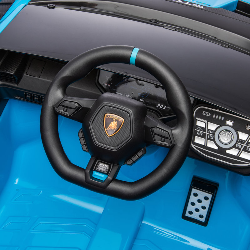 Voiture sous licence Lamborghini Huracan 24V pour enfants avec DEL et Bluetooth