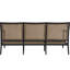 Bermuda Aluminum and Cane Sofa-423448721-423448732-423448735