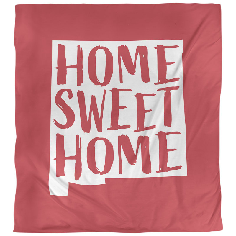 Housse de couette home new mexico new, Polyester brossé, Rouge