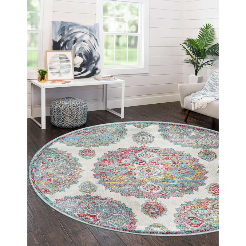 Tapis Haefner_Cream, Rond 3 pi 3 po