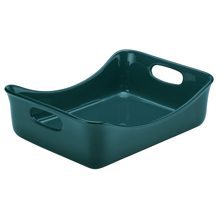 Rachael Ray 9 x 13 in. Ceramics Rectangular Baker, Teal