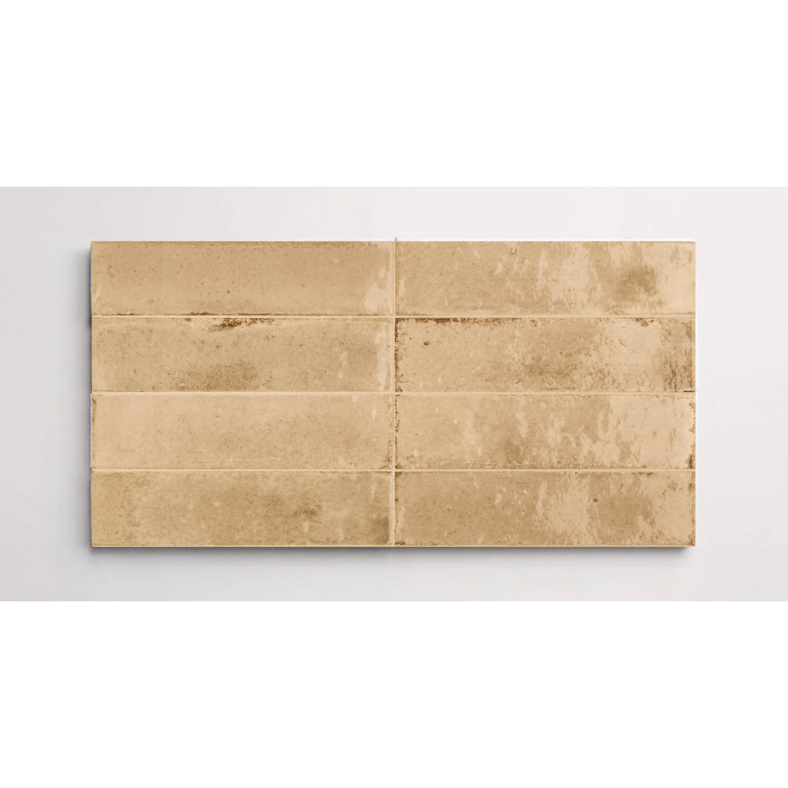 Flatiron 2 3/8" x 9 7/16" Glossy, Beige