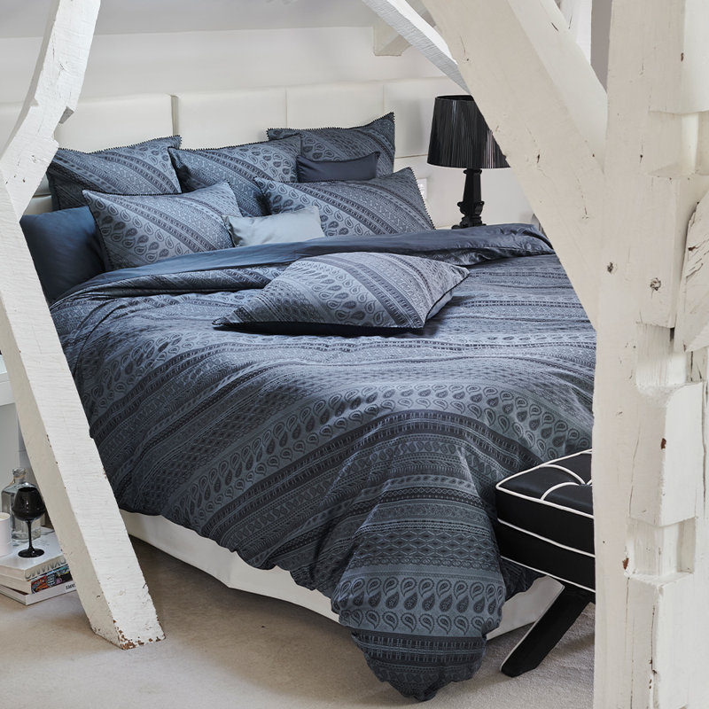 Glowacki Black/Grey 130 TC Duvet Cover