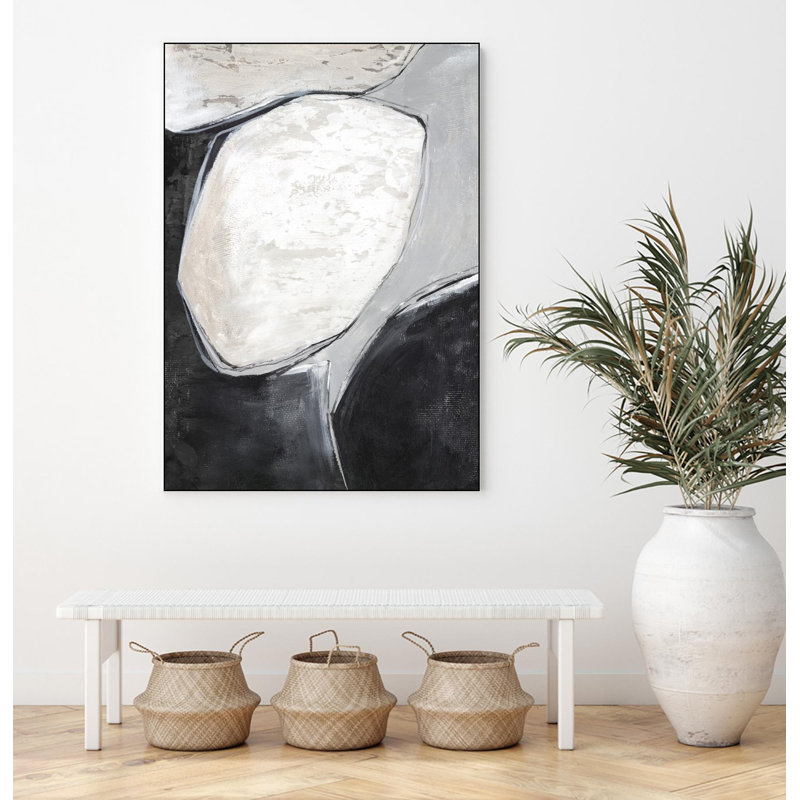 «Falling Rocks I», toile encadrée par Giant Art