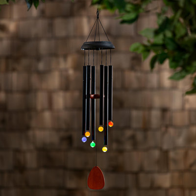 Voice Activated Solar Wind Chime,  33"