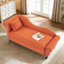 Méridienne avec accoudoir gauche et coussin lombaire, accoudoir rond-130375594