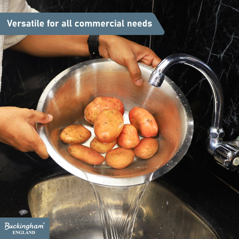 Buckingham Multi-Purpose Washing Up Bowl Stainless Steel, 31 cm