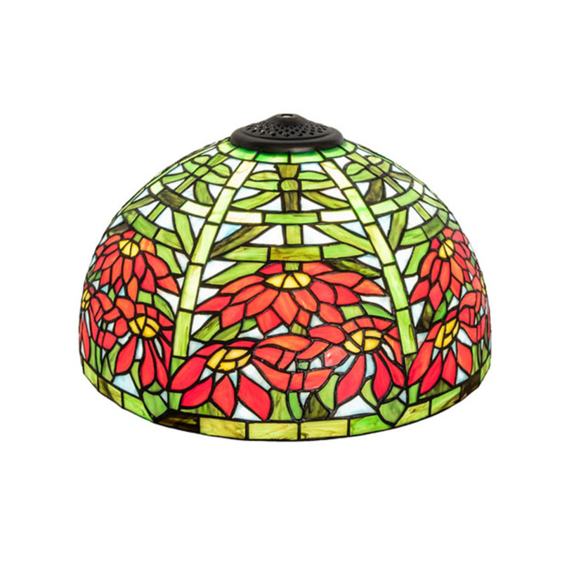 Poinsettia Bowl Lighting Shade
