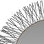 Ziggy Round Iron Mirror