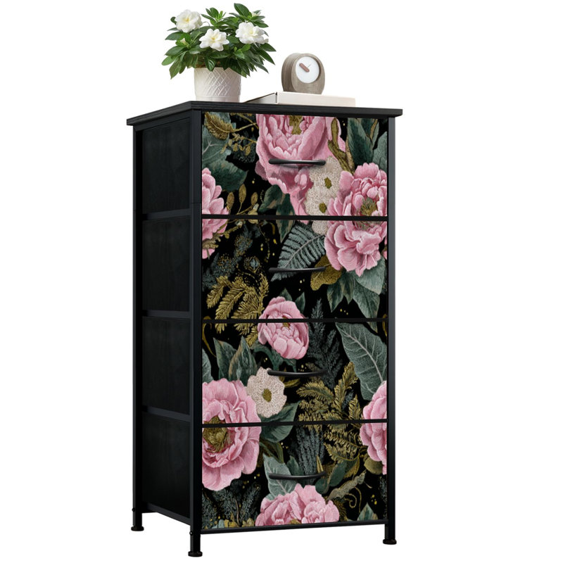 Commode de rangement verticale 4 tiroirs