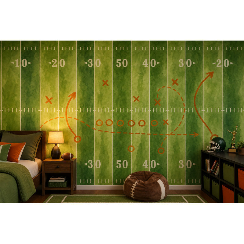 Papier peint texturé aquarelle, 140"x108", Non-Woven Nonpasted