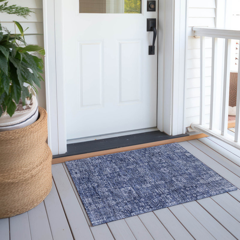 Tapis intérieur / extérieur Ivalda, Rectangle 1 pi 8 po x 2 pi 6 po