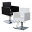 Spring Street 63.5cm W Faux Leather Hydraulic Barber Salon Chair with Metal Frame-1025283801