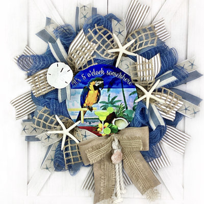 Handcrafted Burlap 18'' Wreath