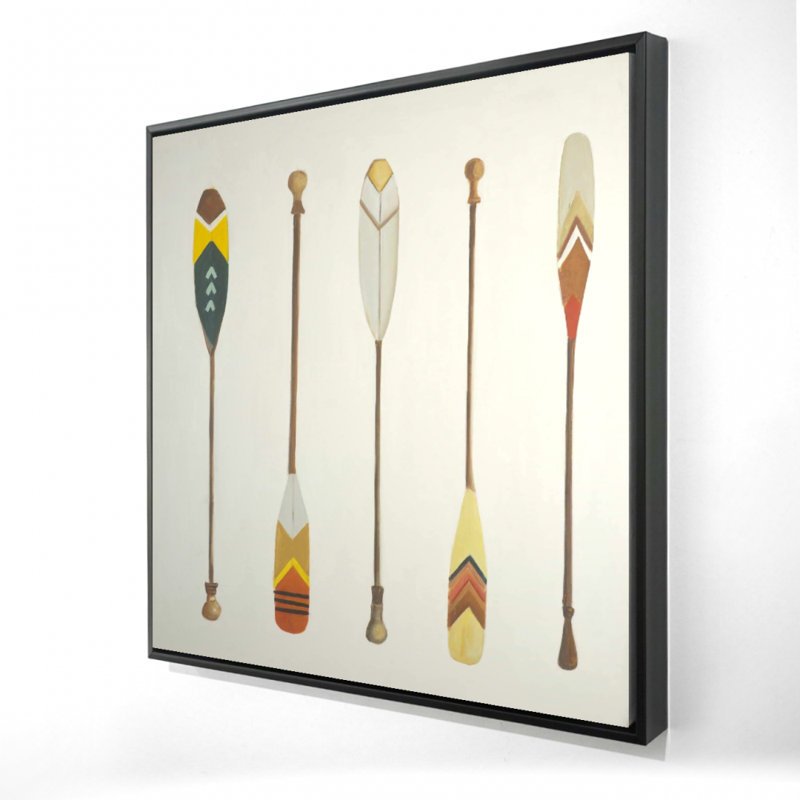 «Canoe Paddles» sur toile