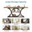 Juaria 62.99 Rustic Industrial Sofa Console Table-190177967