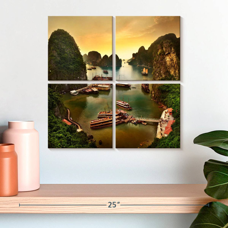 Gillard Ha Long Bay Seascape, H 18 po x l 18 po