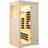 Single Person Spruce Far Infrared Sauna with Smart Control Panel