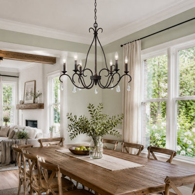 Otho 6 - Light Dimmable Classic / Traditional Chandelier