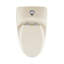 Toilette allongée monobloc à double chasse, soit 1,1 et 1,6 gallon par chasse Château-44638029