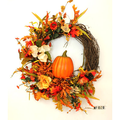 Faux Berry Silk 24'' Wreath