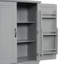 Armoire de rangement de salle de bain H 72,2 "avec tiroir Bryse, espace de rangement multiple, tablette réglable-1505872971