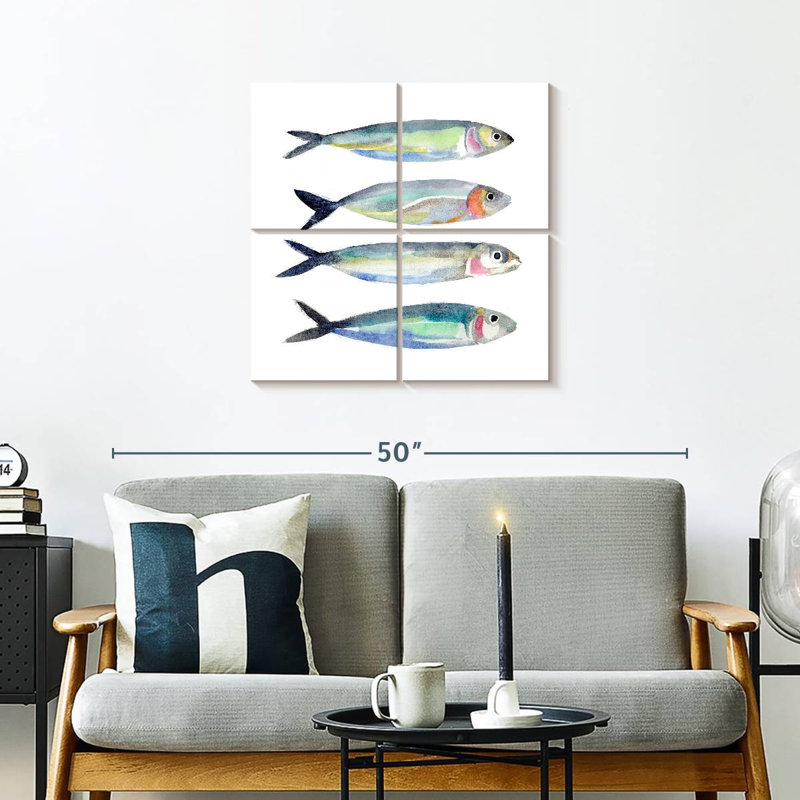Brampt Sardine Team I, 26" H x 26" W