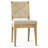 Solid Wood Woven Rope Dining Chairs